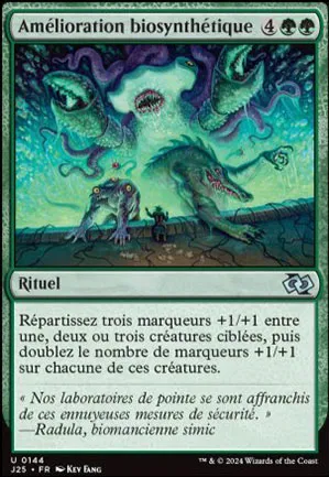 Amélioration biosynthétique