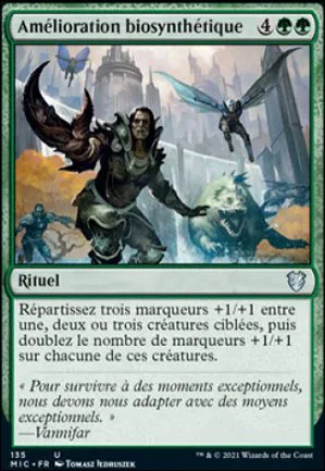 Amélioration biosynthétique