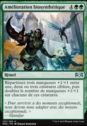 Amélioration biosynthétique