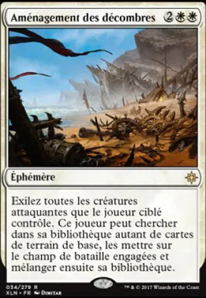 Aménagement des décombres