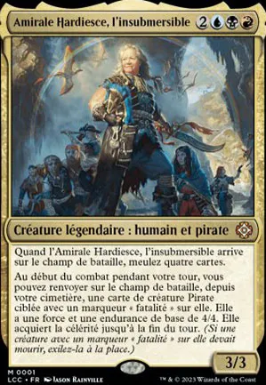 Amirale Hardiesce, l'insubmersible