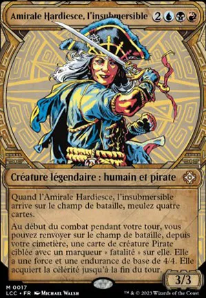 Amirale Hardiesce, l'insubmersible