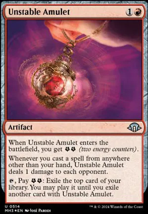 Amulette instable