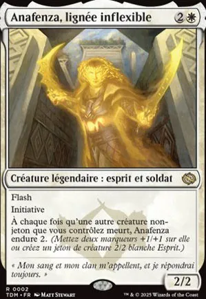 Anafenza, lignée inflexible