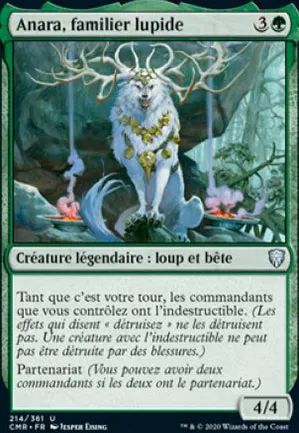 Anara, familier lupide