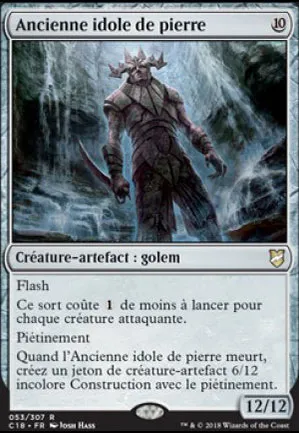 Ancienne idole de pierre