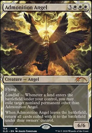 Ange de l'admonition