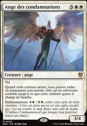 Ange des condamnations