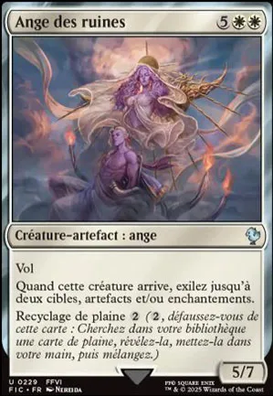Ange des ruines