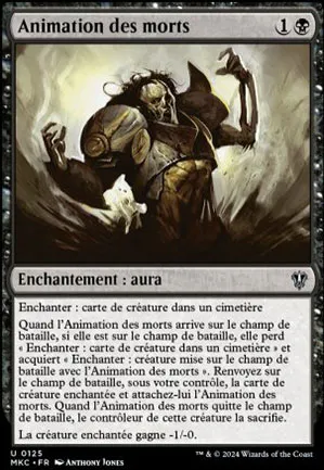 Animation des morts