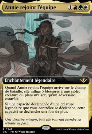 Annie rejoint l'équipe