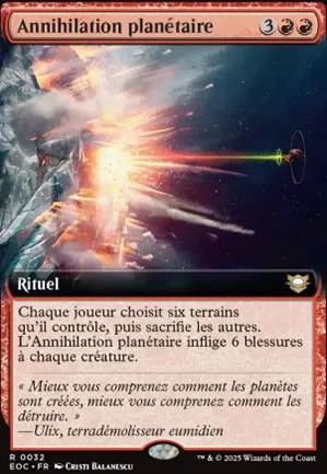Annihilation planétaire
