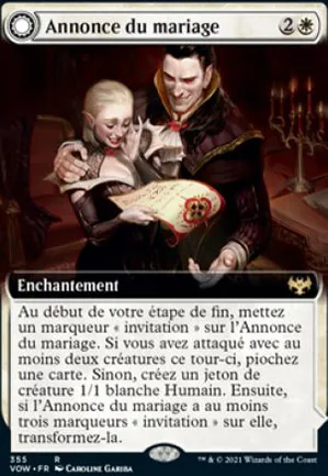 Annonce du mariage // Festivités du mariage
