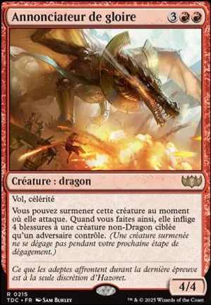 Annonciateur de gloire
