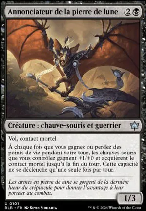 Annonciateur de la pierre de lune