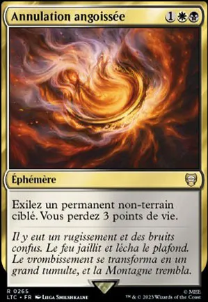 Annulation angoissée
