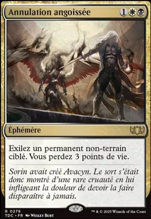 Annulation angoissée