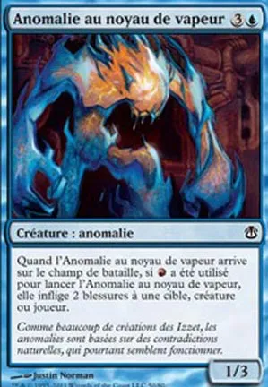 Anomalie au noyau de vapeur