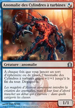 Anomalie des Cylindres à turbines