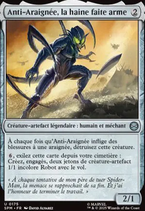 Anti-Araignée, la haine faite arme