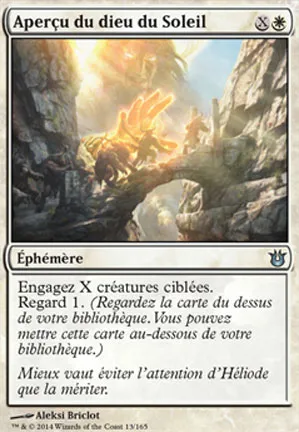 Aperçu du dieu du Soleil