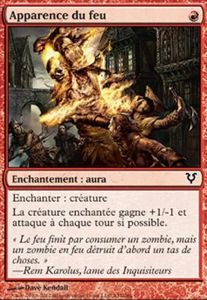 Apparence du feu