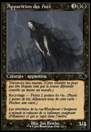 Apparition des rues