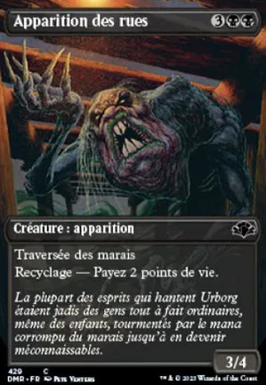 Apparition des rues