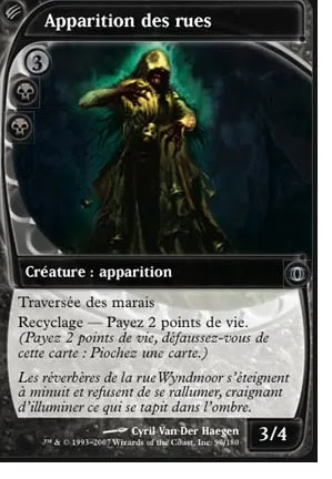 Apparition des rues
