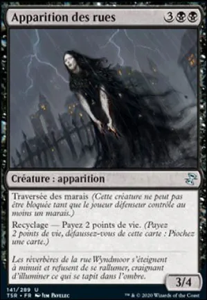 Apparition des rues