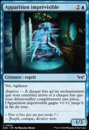 Apparition imprévisible