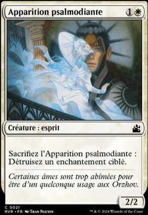 Apparition psalmodiante