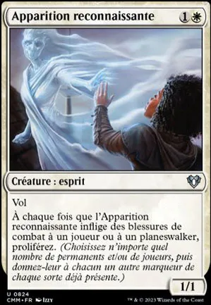 Apparition reconnaissante