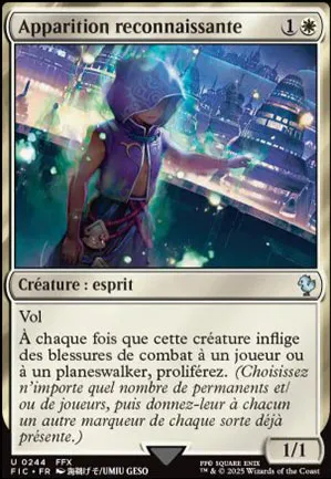 Apparition reconnaissante