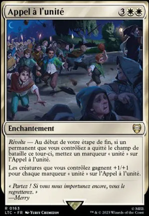 Appel à l'unité