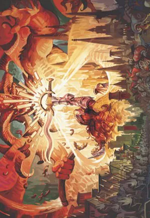Appel de la meneuse de guerre - Illustration