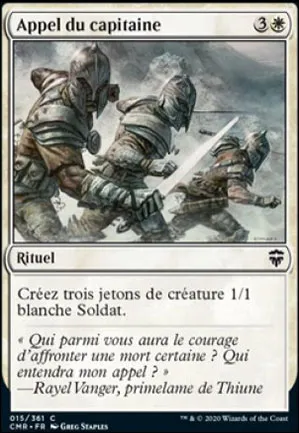 Appel du capitaine