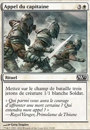 Appel du capitaine