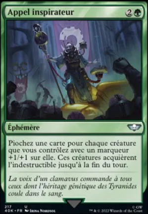 Appel inspirateur