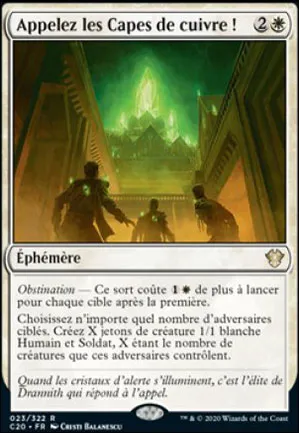 Appelez les Capes de cuivre !