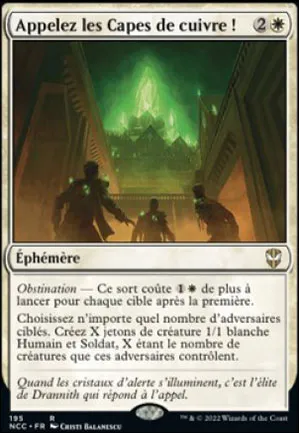 Appelez les Capes de cuivre !