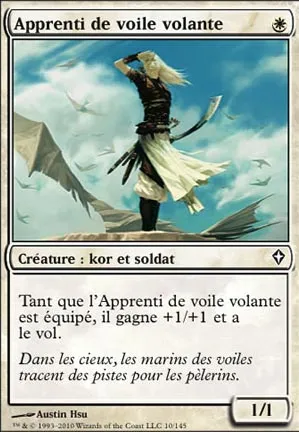 Apprenti de voile volante