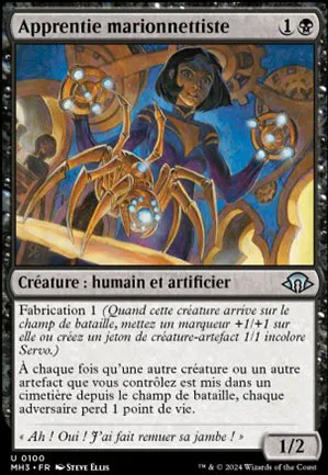 Apprentie marionnettiste
