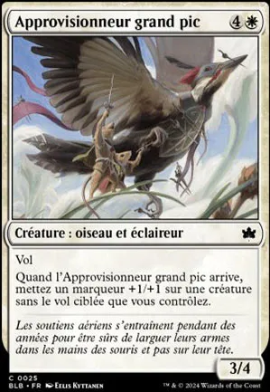 Approvisionneur grand pic