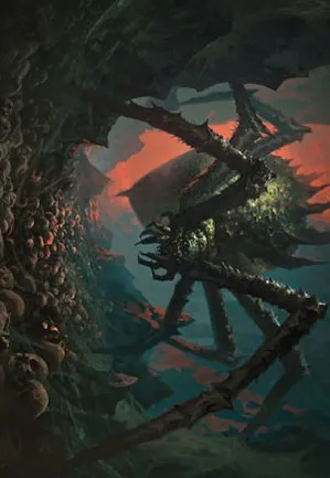 Arachne, fille d'Ungoliant - Illustration