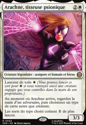 Arachne, tisseuse psionique