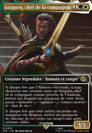 Aragorn, chef de la compagnie