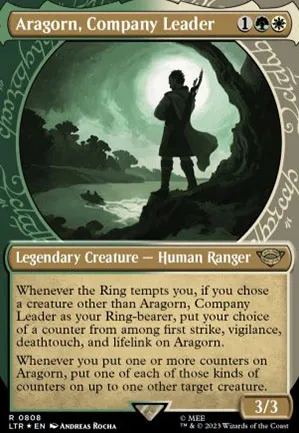Aragorn, chef de la compagnie