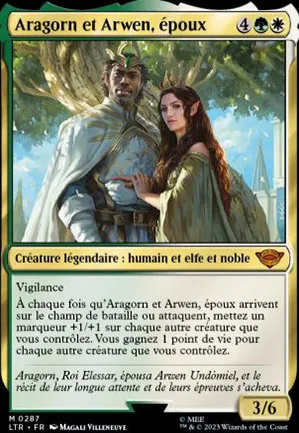 Aragorn et Arwen, époux
