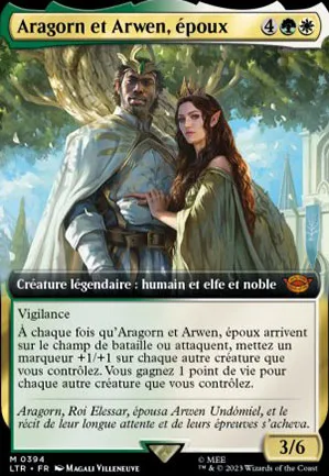 Aragorn et Arwen, époux